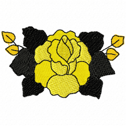 Flowers And Tree Embroidery Design 5
